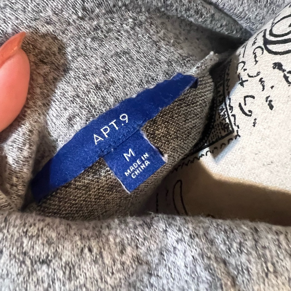 Apt. 9 Heathered Gray Sweater Dress - Picture 4 of 4
